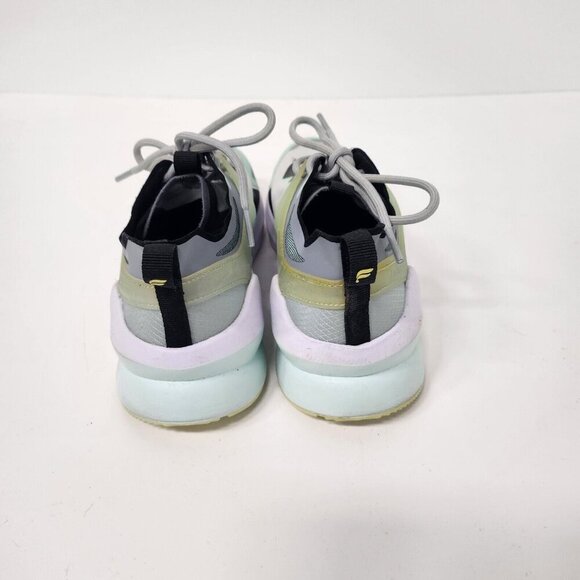 Fabletics Womens Cheviot Performance Sneakers 7.5 White Teal Westlake Lace Up - Picture 6 of 9